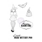 Mixed Media Doll Cling Stamp - Witchy Poo